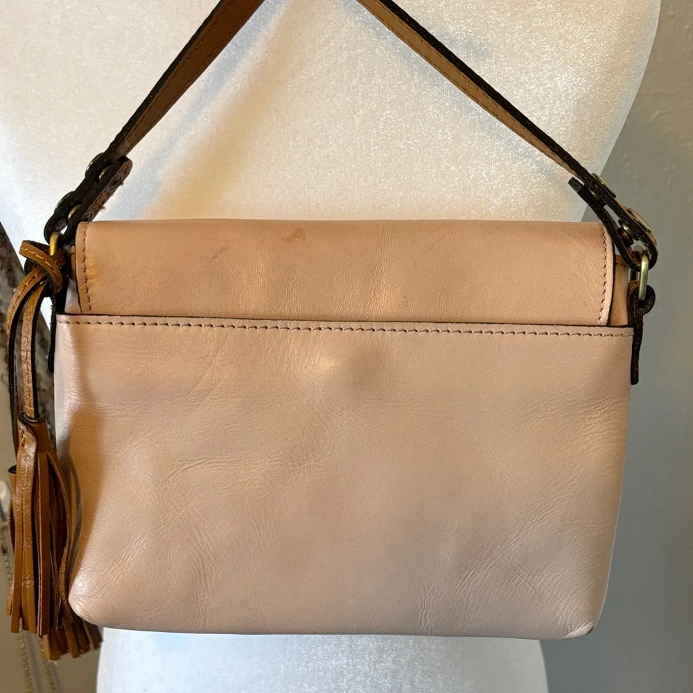 Patricia Nash Small Corfu Rose Placement  Leather Bag